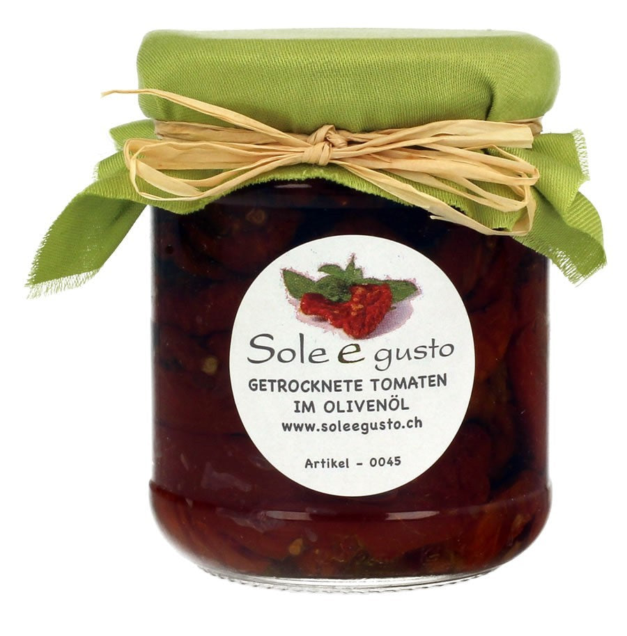 Soleegusto-Pomodori secchi - getrocknete Tomaten im Olivenöl - 210g