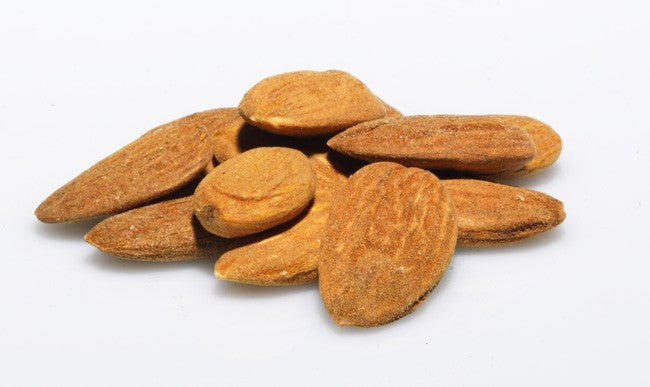 Soleegusto-1 x 5kg Mandorle sgusciate - ungeschälte Mandeln mit Haut und roh - in Mehrwegkübel für Unverpackt-Gastro--b