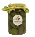 Soleegusto-Olive verdi grandi - grosse grüne Oliven im Salzwasser und Mürte - 350g--a