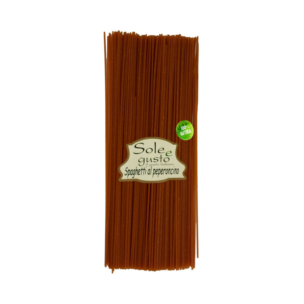 Soleegusto-Spaghetti al peperoncino - aus Hartweizengriess (leicht scharf) - 500g