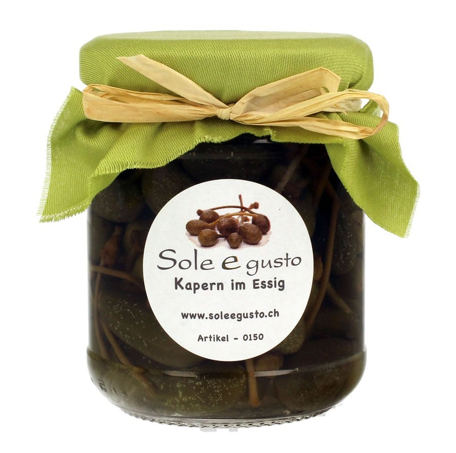 Soleegusto-Capperi grandi Apéro-Kapern mit Stiel 200g--i
