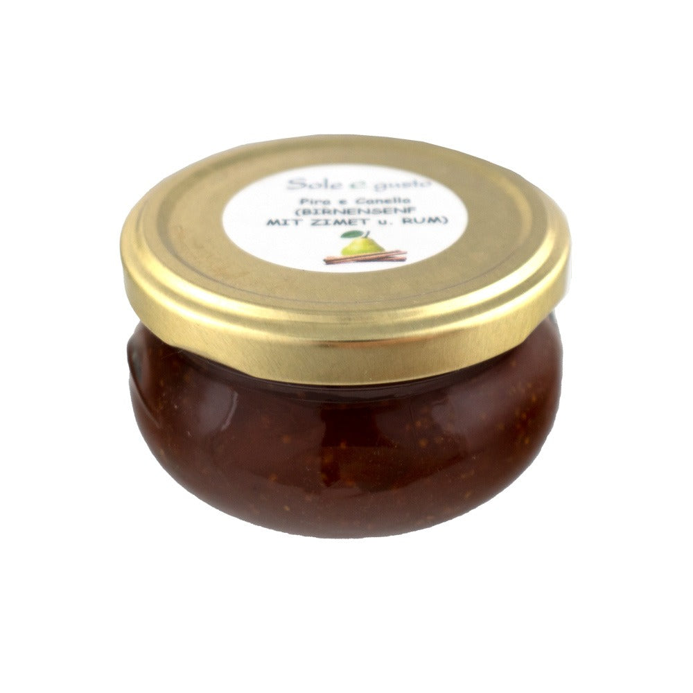 Soleegusto-Birnenkompott mit Zimet und Rum mild - 110g
