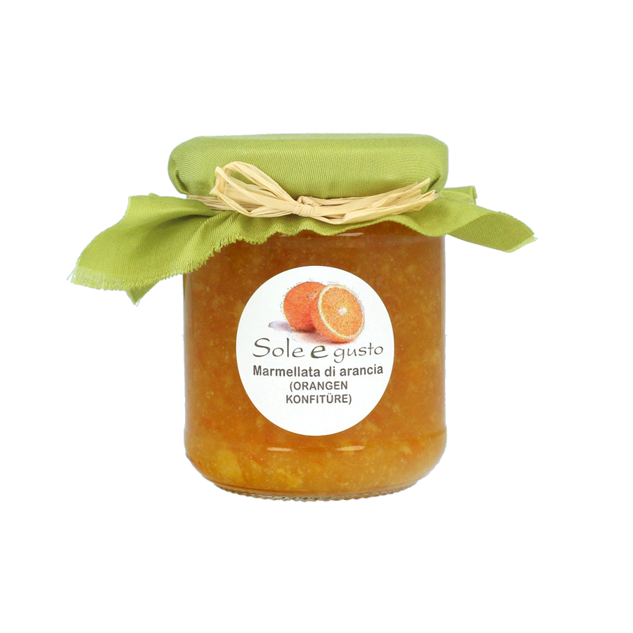 Soleegusto-Marmellata al Arancia - Orangen Konfitüre - 200g