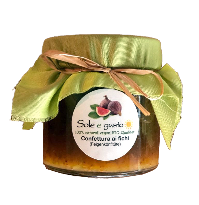 Soleegusto-Marmellata di fichi - Konfitüre aus Feigen - 210g