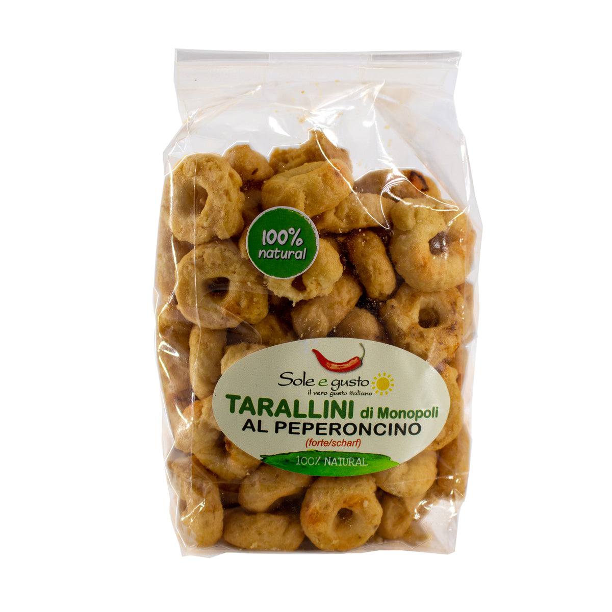 Soleegusto-Tarallini di Monopoli al Peperoncino - scharf 200g