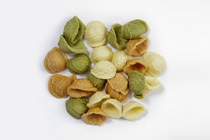 Soleegusto-Orecchiette tricolore aus Hartweizengriess Hausgemacht - 500g