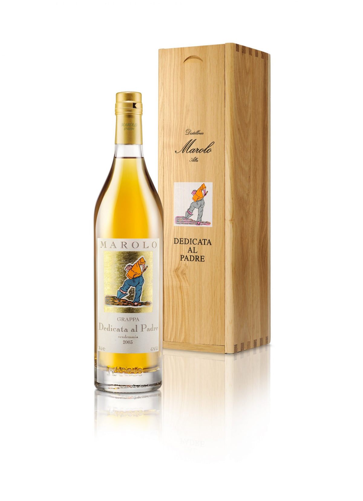 Soleegusto-Grappa dedicata al Padre barrique 70cl - Marolo--scaled