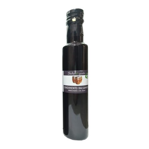 Soleegusto-Aceto Balsamico invecchiato 3 Jahre im Eichenfass gereift -250ml--bianco invecchiata