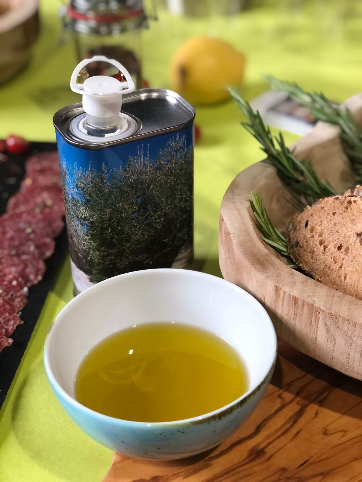 Soleegusto-5 Liter Olivenöl Extra Vergine - kaltgepresst - in Aludose--bild apero