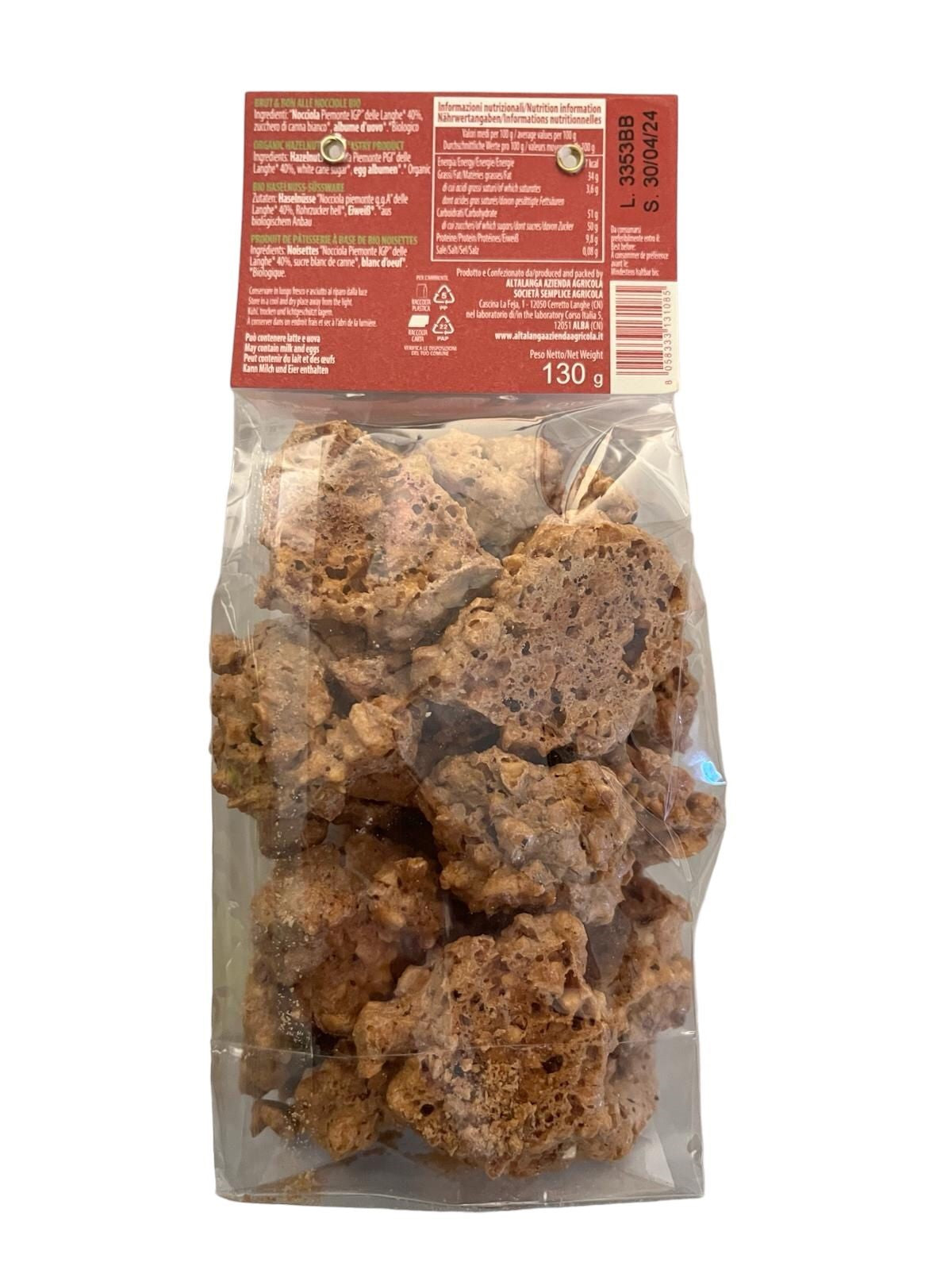 Soleegusto-Bio Tartufi Dolci alle Nocciole - aus Kakao und Haselnüsse del Piemonte 200g--burtbon alle nocciole bio