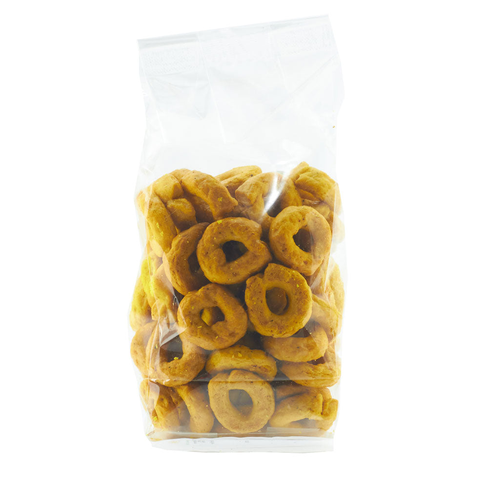 Soleegusto-Tarallini di Monopoli al curcuma e pepe con farina Senatore Capelli - mit Curcuma und Pfeffer und aus Urweizen - 200g--capture