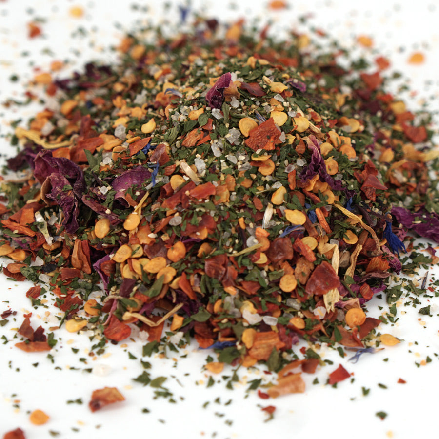 Soleegusto-1 x 1kg - Florale - scharfe Gewürzmischung mit Blumen - für Unverpackt-Gastro--dsc won zaodizqi