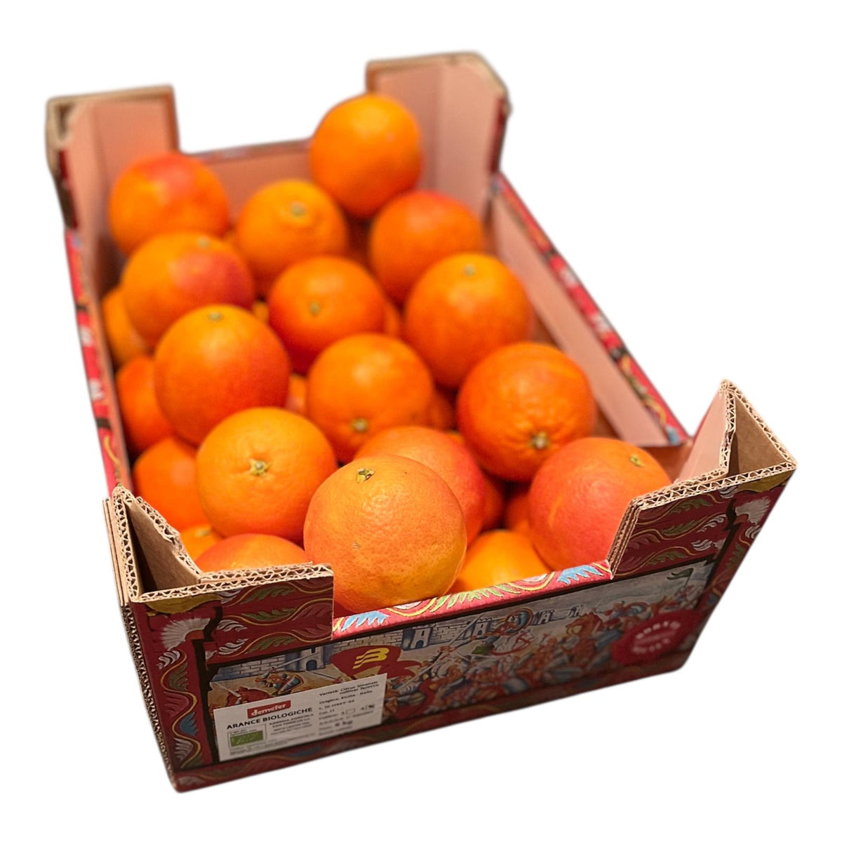 6kg Orangen Tarocco aus Sizilien - Demeter