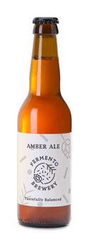 Soleegusto-Fermento Bewery Amber Ale - Apéro Bier, naturtrüb, mit perliger Kohlensäure- Alc. 5.6% vol. - 33cl--fermento amberale