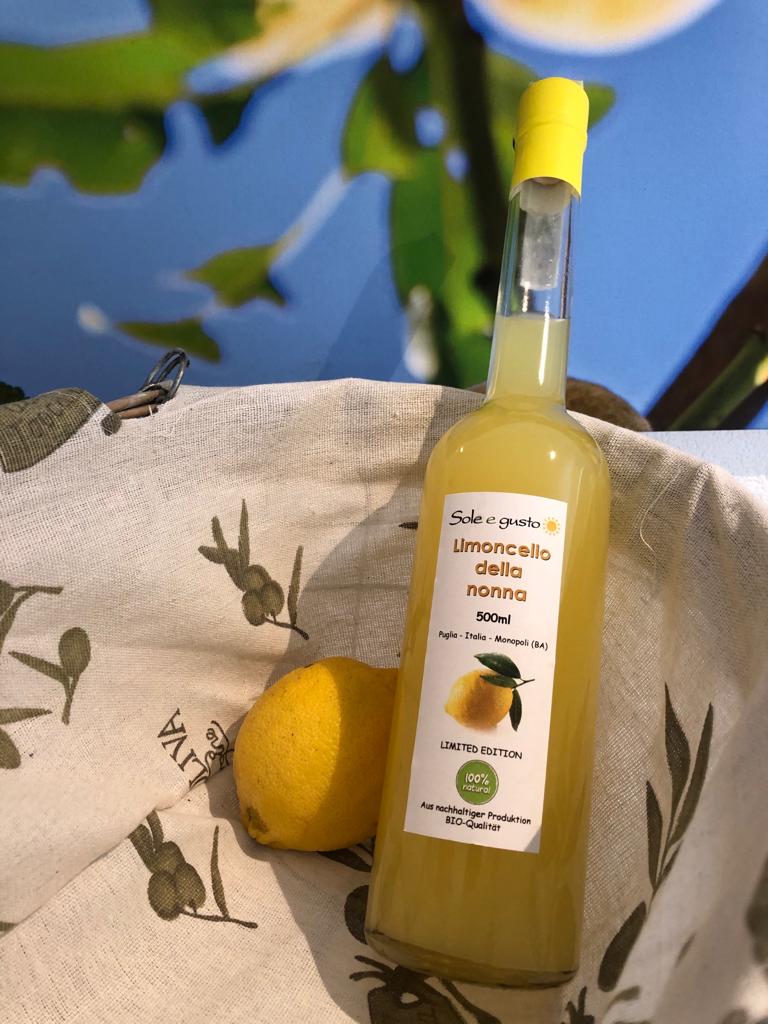Soleegusto-Limoncello della nonna di Monopoli - ovale 500ml--limoncello della nonna