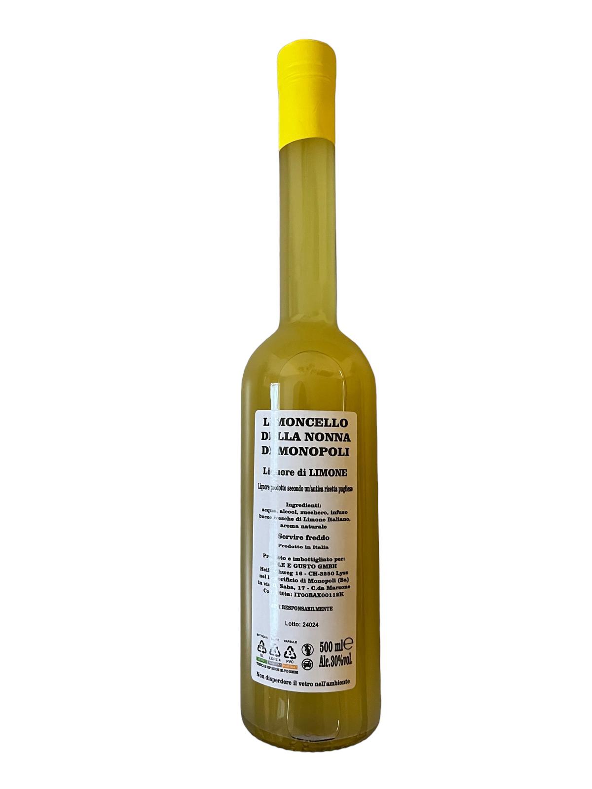 Soleegusto-Limoncello della nonna di Monopoli - 500ml--limonello della nonna retro