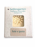 Soleegusto-Handgemachte Naturseife sole e gusto - mit Olivenöl Extra Vergine und Olea - 100G--naturseife seifengarten sole e gusto