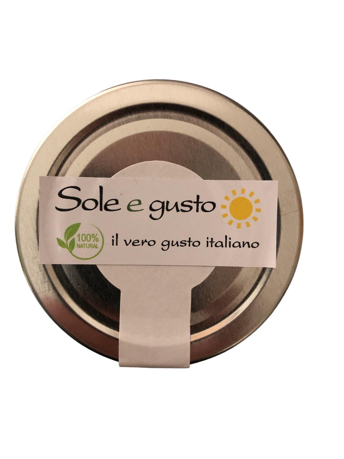 Soleegusto-Haselnüsse del Piemonte mit Meersalz, geröstet u. geschält bio 100g--noccole tostate e salate oben