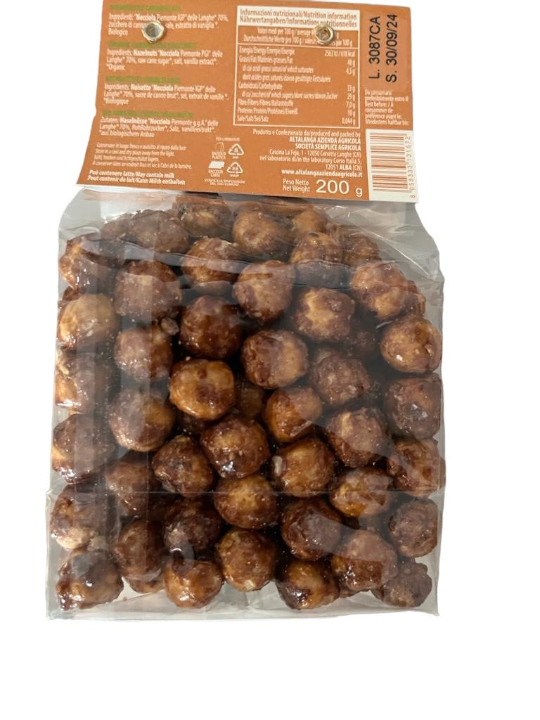 Soleegusto-16 x 200g karamellisierte und geröstete bio Haselnüsse del Piemonte I.G.P.--photoroom