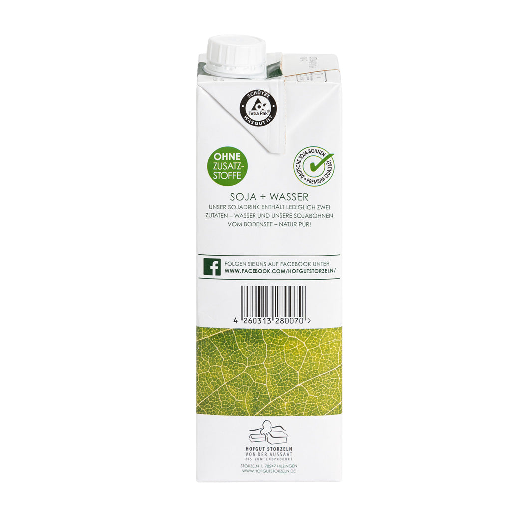 Soleegusto-10 x 1 Liter Sojadrink Pur - vegan - laktosefrei - ohne Zuckerzusatz--sojadrink bio hofgut v
