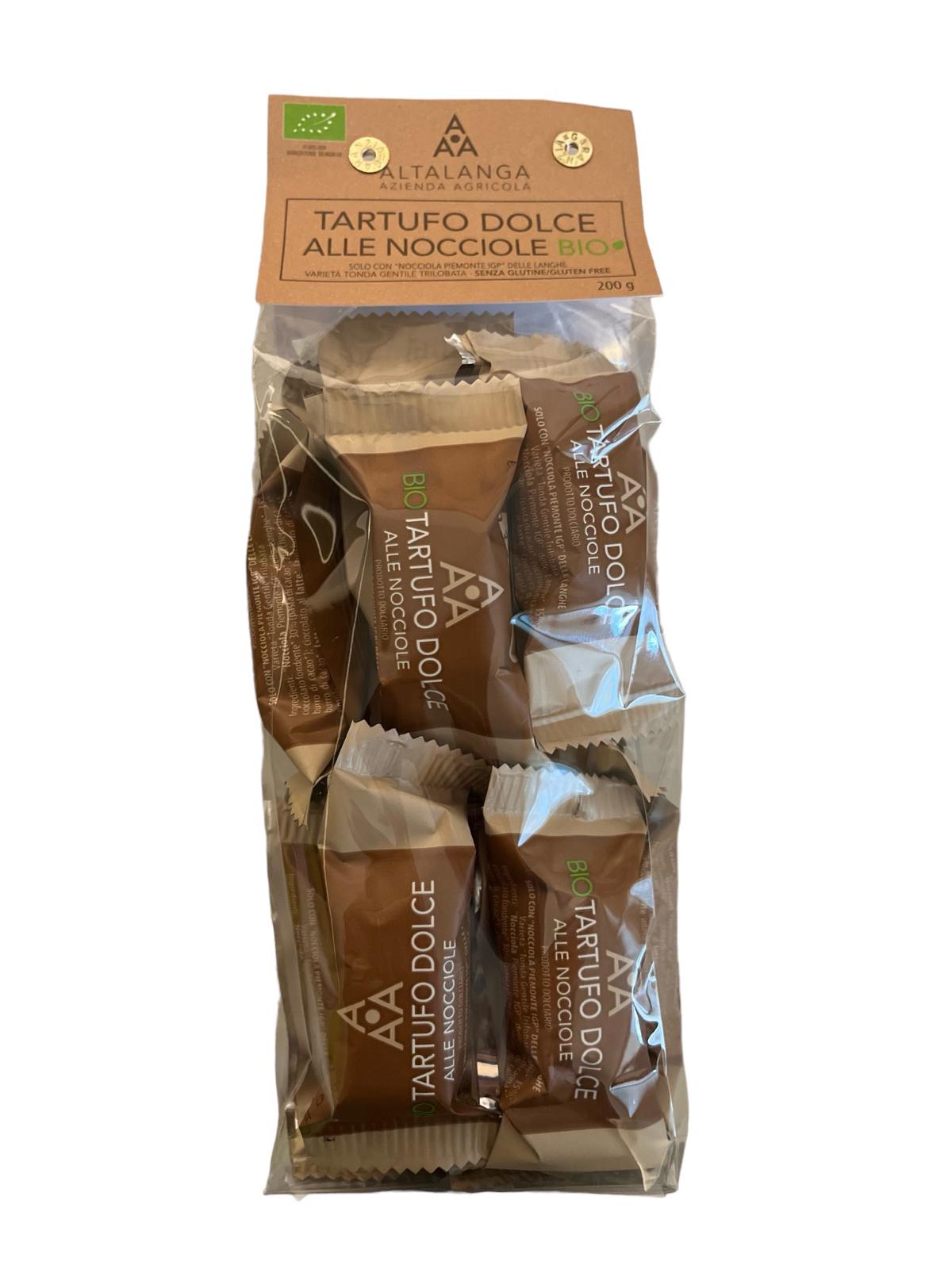 Soleegusto-Bio Tartufi Dolci alle Nocciole - aus Kakao und Haselnüsse del Piemonte 200g--tartufo dolce bio