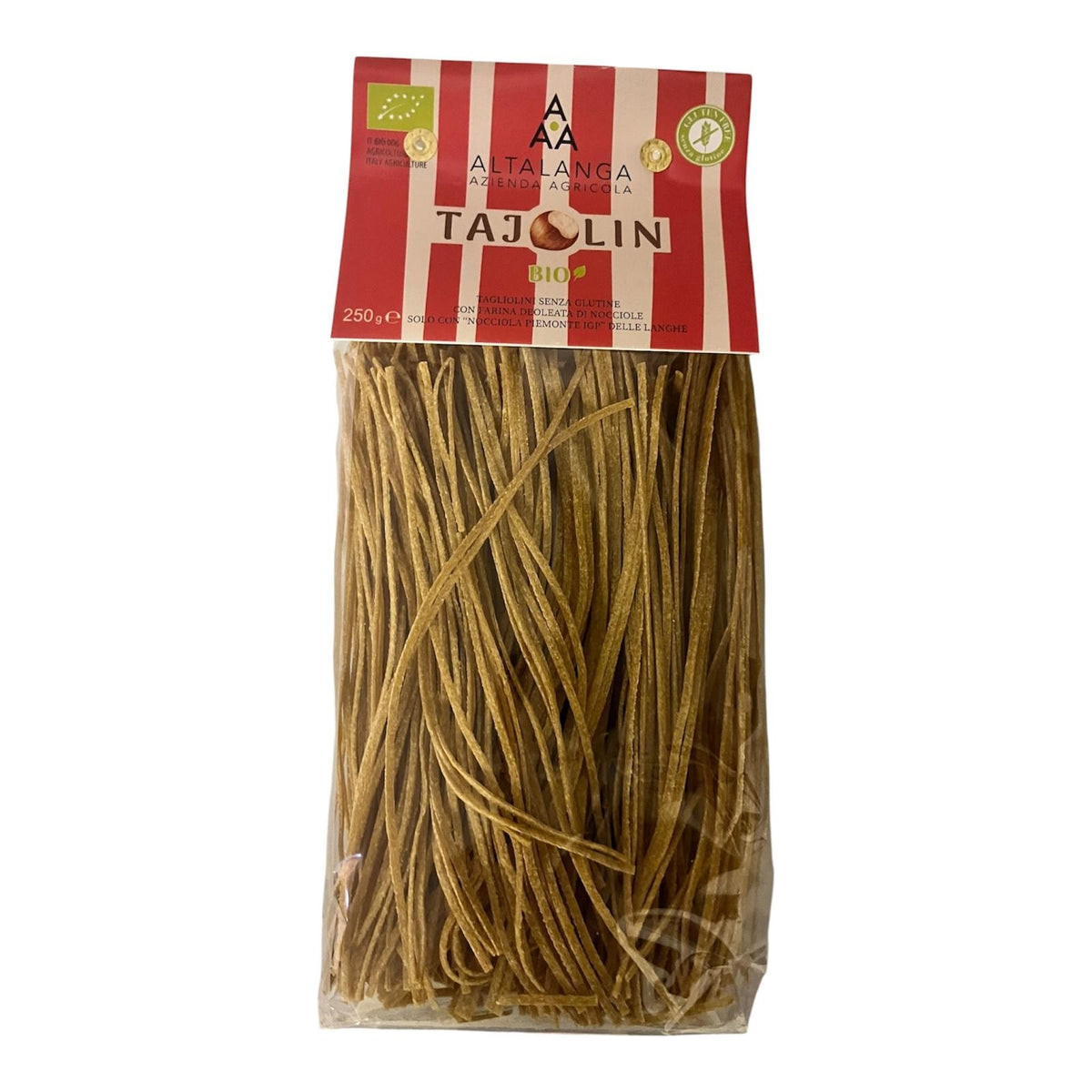 Tagliolini bio all'uovo con farina di nocciole IGP 250g