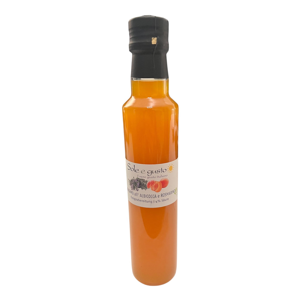 250ml Aprikose-Rosmarin Crema - Essigzubereitung 3% Säure