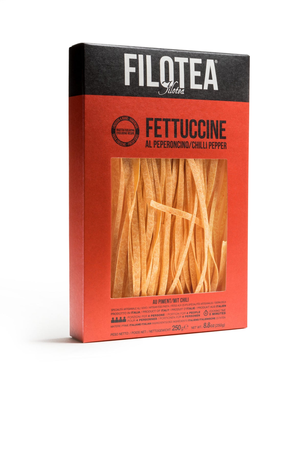 Chili Pepper Fettuccine 250 - Pasta Filotea