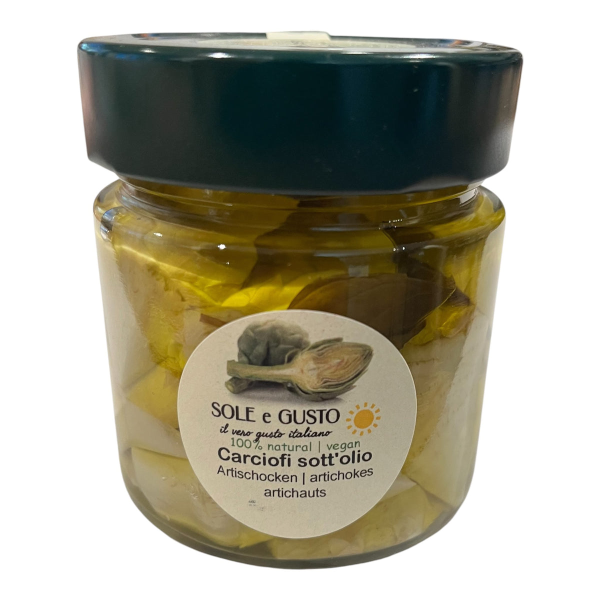 Carciofi sottolio - Artichokes in olive oil - 210g