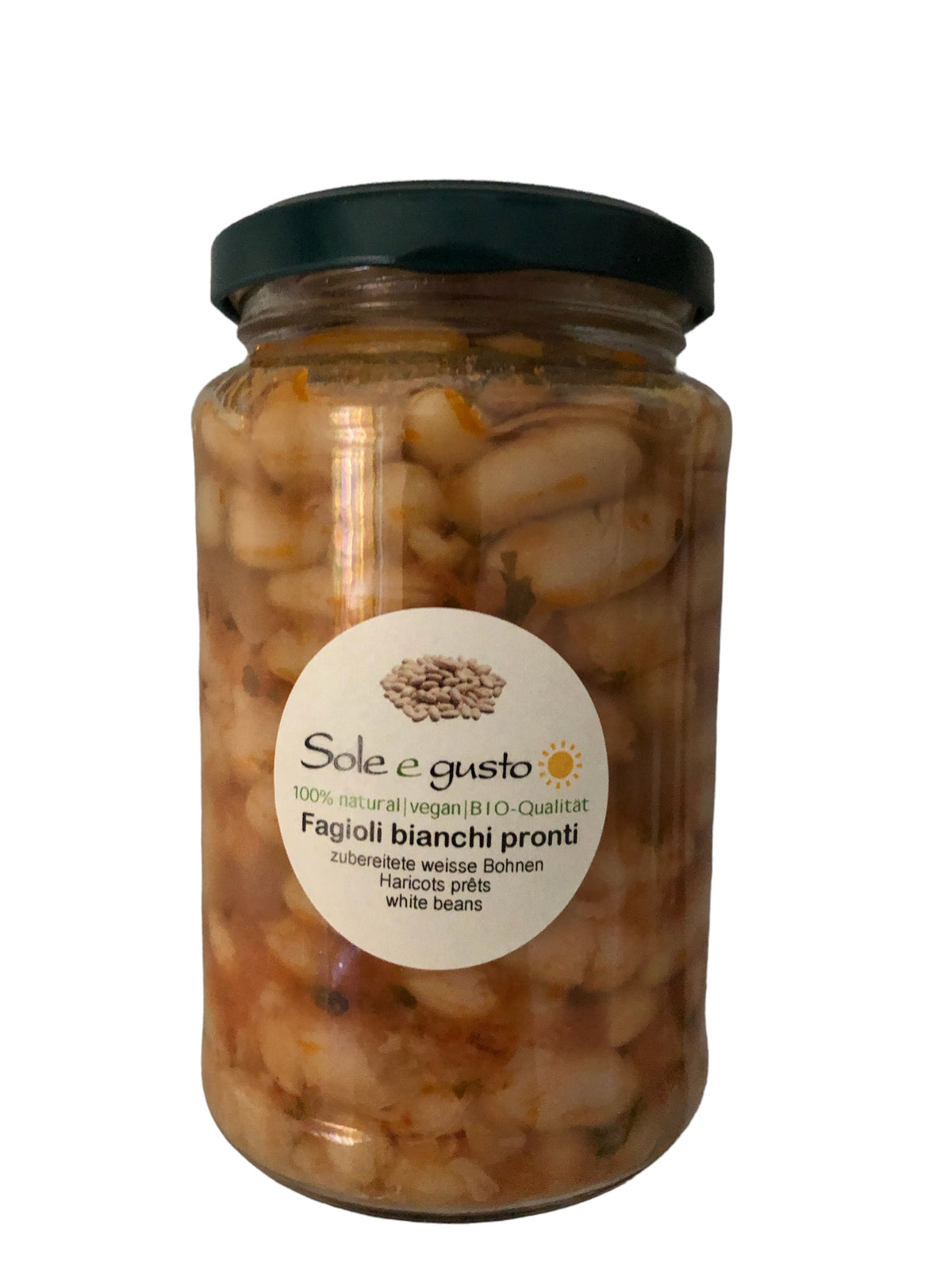 Soleegusto-Fagioli bianchi pronti - weisse Bohnen fixfertig 360g--bild fagioli bianchi front