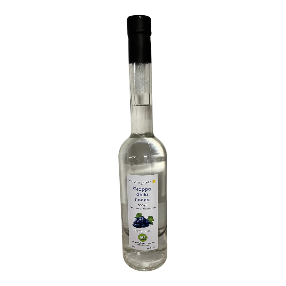 Grappa della Nonna 500ml - Limited Edition - klar