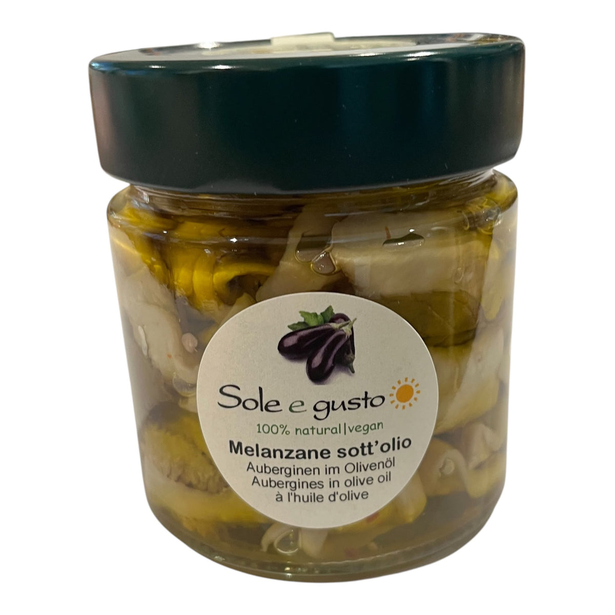 Melanzane sott' Olio - Eggplant in Extra Virgin Olive Oil - 210g