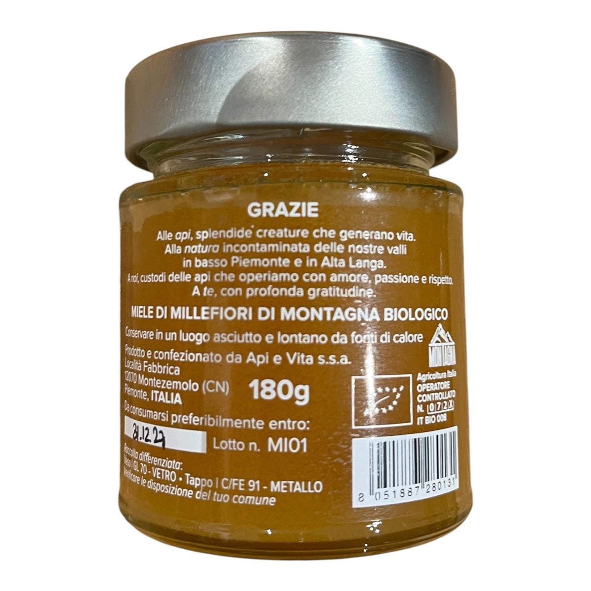 Miele biologico Millefiori Eden - bio Blütenhonig 180g