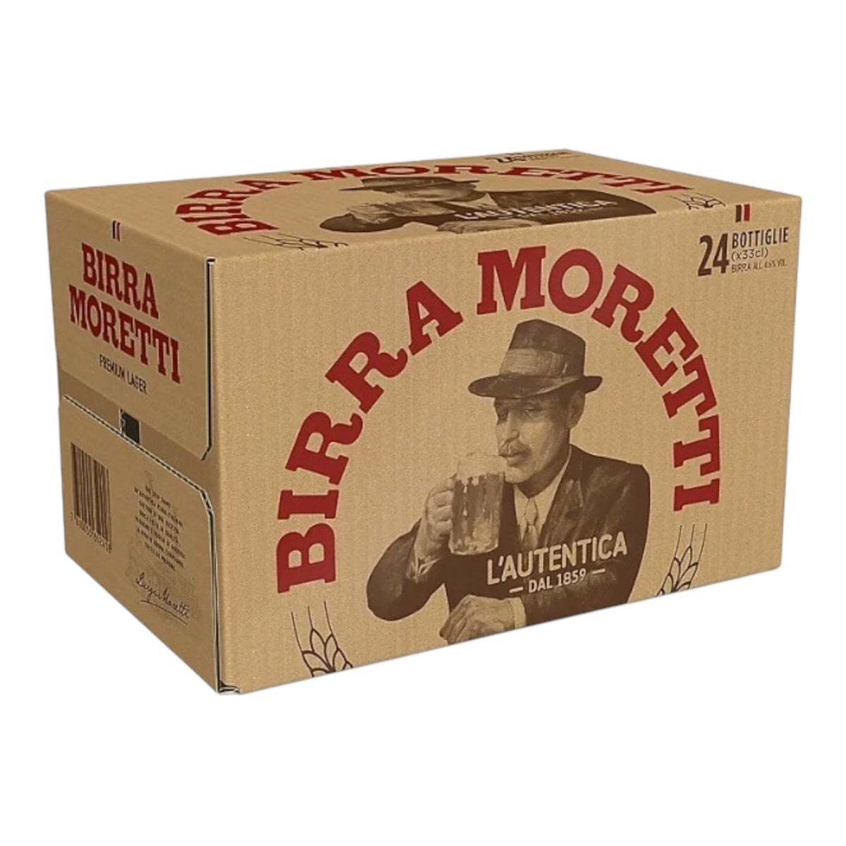 33cl Birra Moretti Zero 24pk NR
