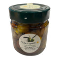 Olive aperitivo - Aperitif olives slightly spicy with peperoncion, garlic, parsley - 220g