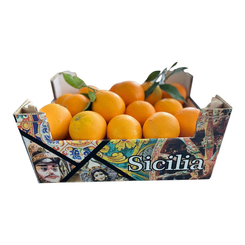 6kg Orangen Navelina aus Sizilien in Kiste - Demeter
