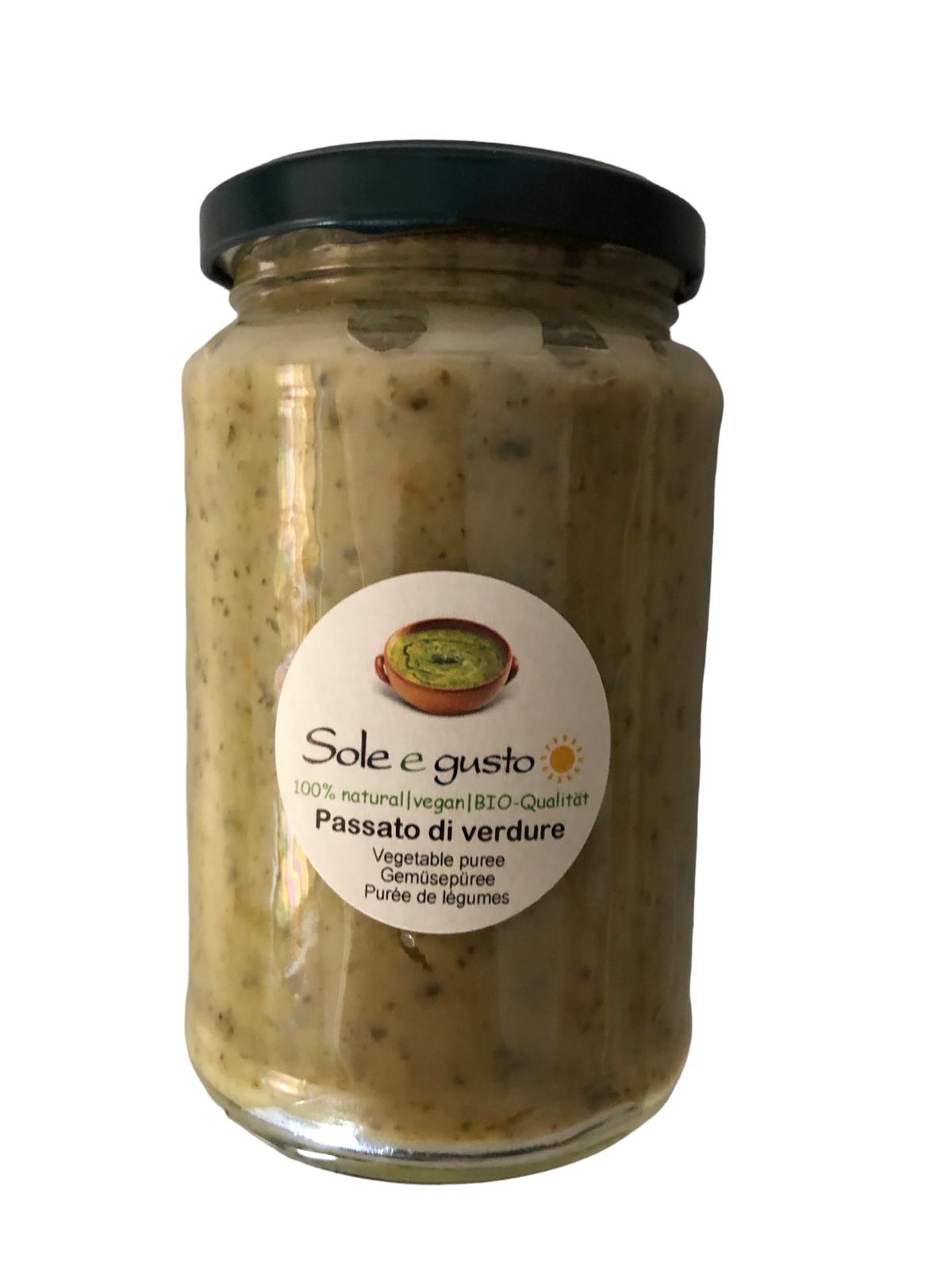 Soleegusto-Fagioli bianchi pronti - weisse Bohnen fixfertig 360g--bild passata di verdure front
