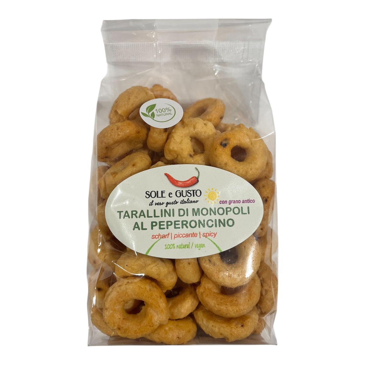 Tarallini di Monopoli al Peperoncino - spicy 200g