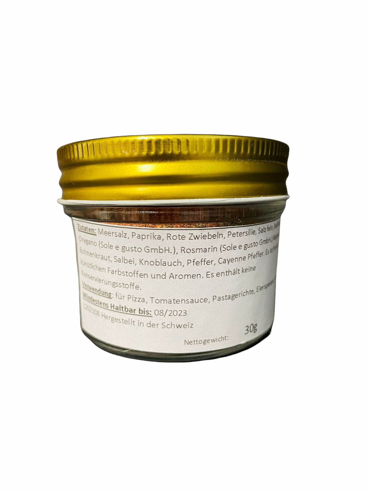 Soleegusto-Gourmet Gewürzmischung Nr. 2 Giardino della Mamma 60g - Café de Paris--bild gourmetsalzbb retro