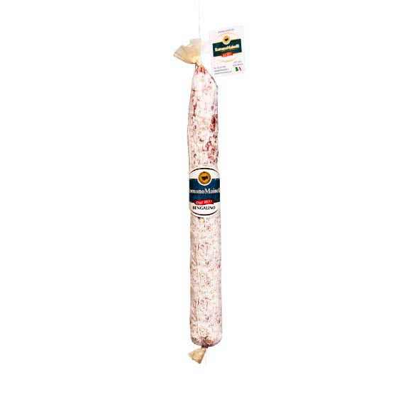 Soleegusto-1 x 300g Salame Bengalino Dolce - feinkörnig - Stück ca. 300-330g--bild salamino begalino