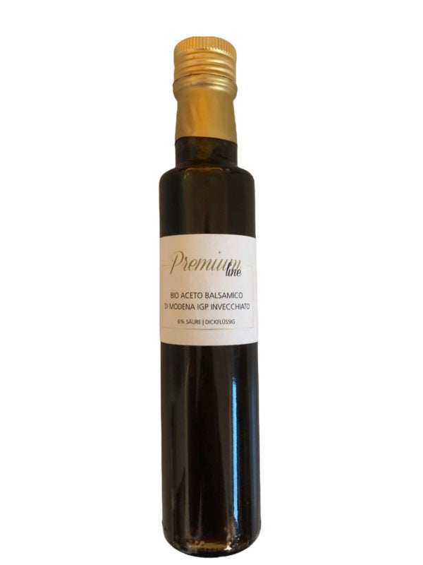 Soleegusto-Aceto Balsamico di Modena IGP - Dickflüssig Premium 6% 250ml--bild bio aceto balsamico premium e