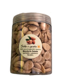 Soleegusto-12 x 240g Mandorle salate - gesalzene und geröstete Mandeln im recycling PET-Becher-mandeln salzmandeln mandorle-bild mand salate im pet becher