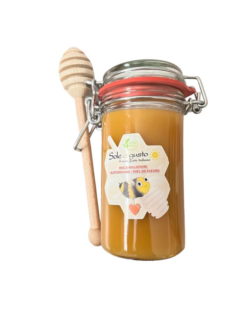 Soleegusto-12 x 500g Miele millefiori - Blütenhonig aus 1000 Blüten--bild mielemillefiori
