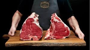 Bistecca Fiorentina (T-Bone-Steak) ca. 1.4kg inkl. 4 Flaschen Wein