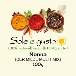 Soleegusto-Sole Gewürzmischung 1kg - mittelscharfes Gewürz als Nachfüllpack--bozza nonnamultimix