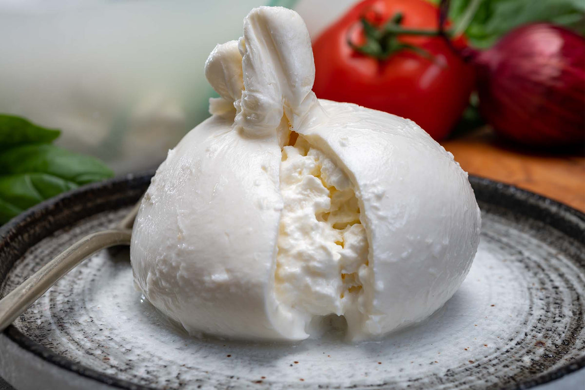 Soleegusto-Burratine di Andria I.G.P. 300g - 1 Stück in Tüte - Lieferung frisch jeweils Ende d. Monats--burrata ii
