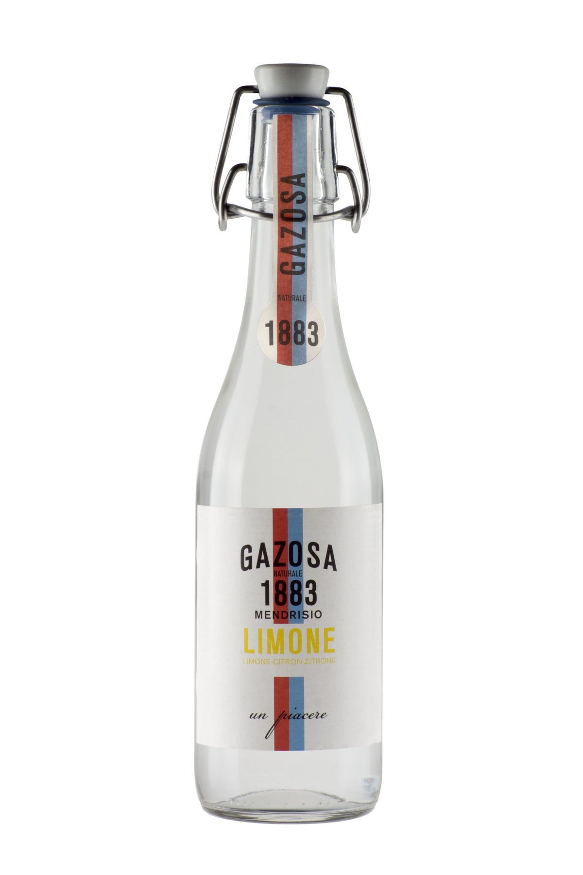 Soleegusto-20 x 33cl Gazosa Limone - Lemon - Bügelflasche zuzüglich Depot Fl.1.00 | Har.5.00--limone normal buegel scaled