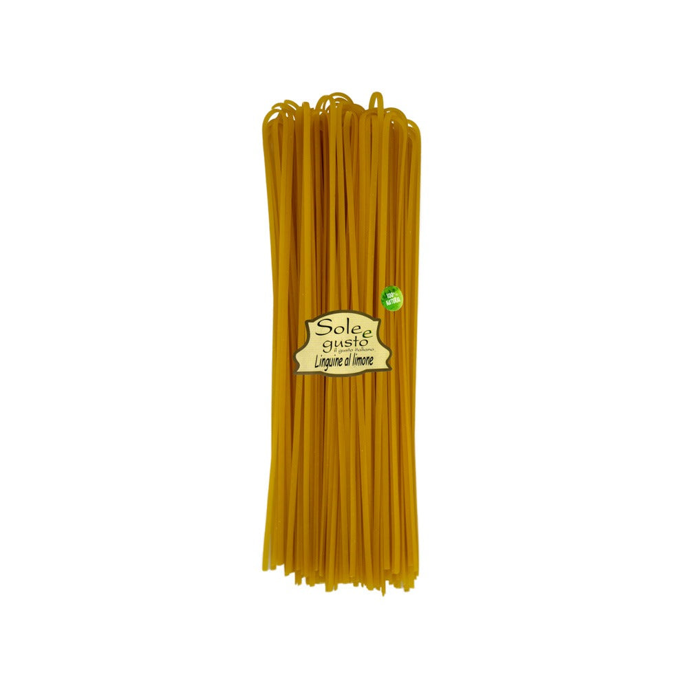 Soleegusto-1 x 6kg Linguine al limone - mit Zitrone aus Hartweizengreiss--linguineallimoneohneverpackung