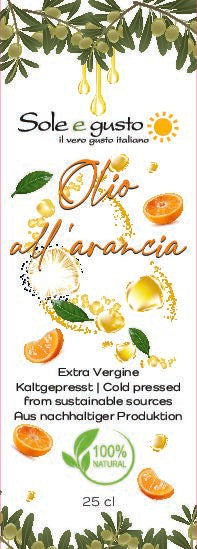 Olio d'oliva Extra Vergine all'arancia