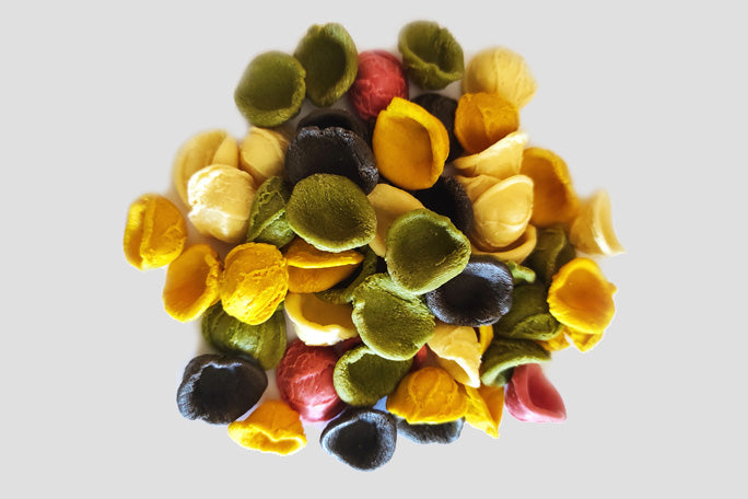10kg Orecchiette 5 colori aus Hartweizengriess - für Unverpackt-Gastro